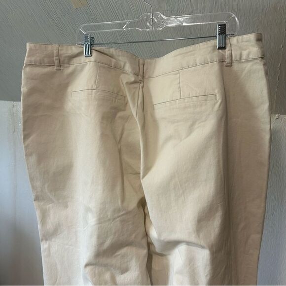 Nili Lotan for Target White/Cream Wide Leg Cargo Flare Pants 20W/22W - Picture 11 of 11